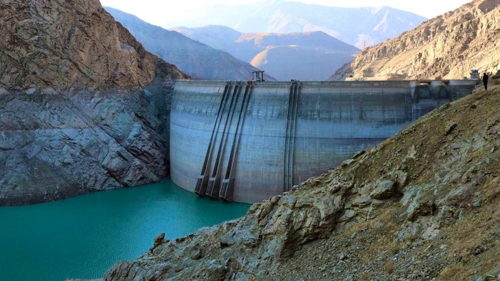 The Amir Kabir reservoir in northern Iran is less than ten percent full. (archive picture)