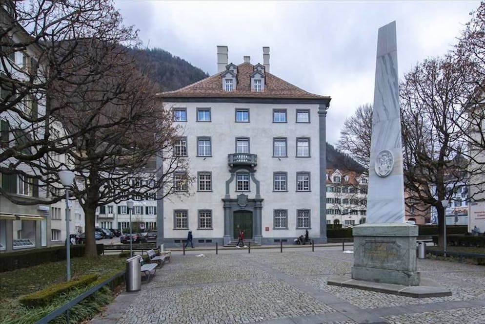 La sede del Governo retico a Coira