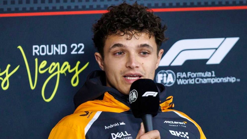 WM-Leader Lando Norris gibt im Vorfeld des GP von Las Vegas Auskunft.
