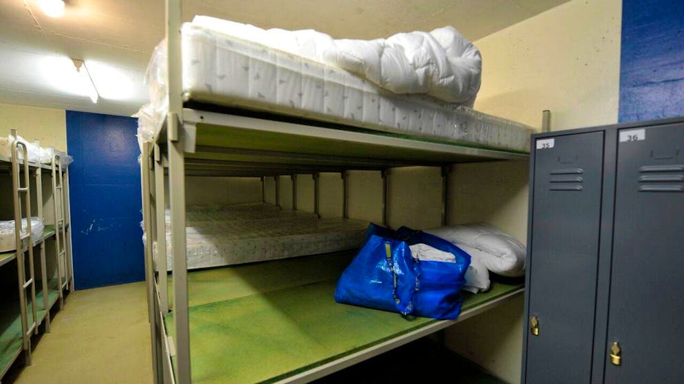 Lausanne et Yverdon activent leur plan "grand froid" en ouvrant de nouvelles places pour l'hébergement d'urgence (photo d'illustration).