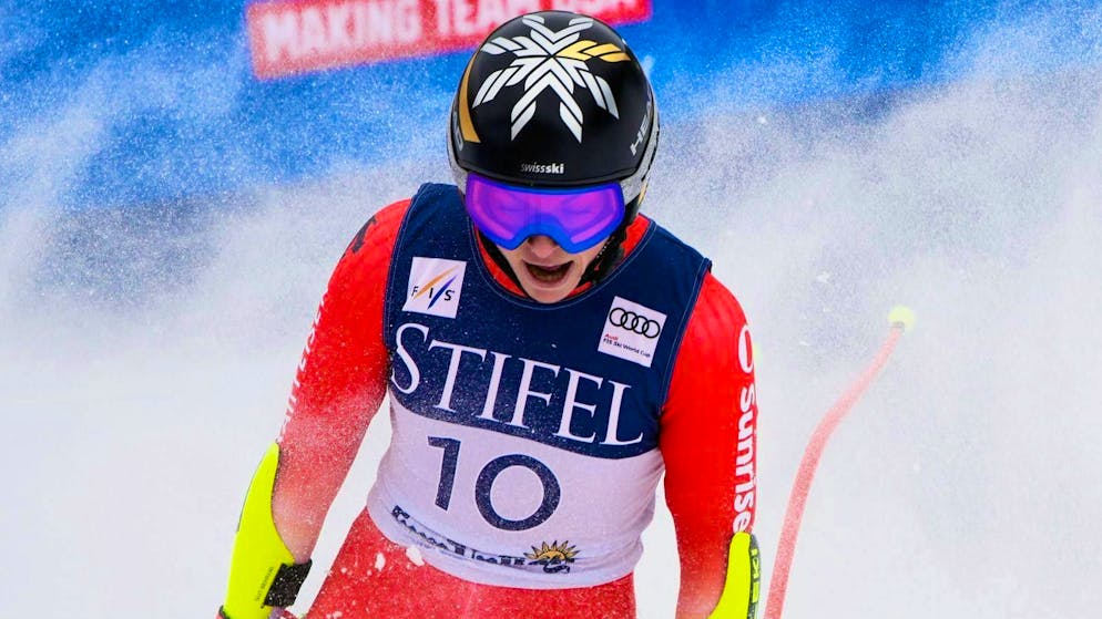 Brutta caduta in allenamento: Lara Gut-Behrami.