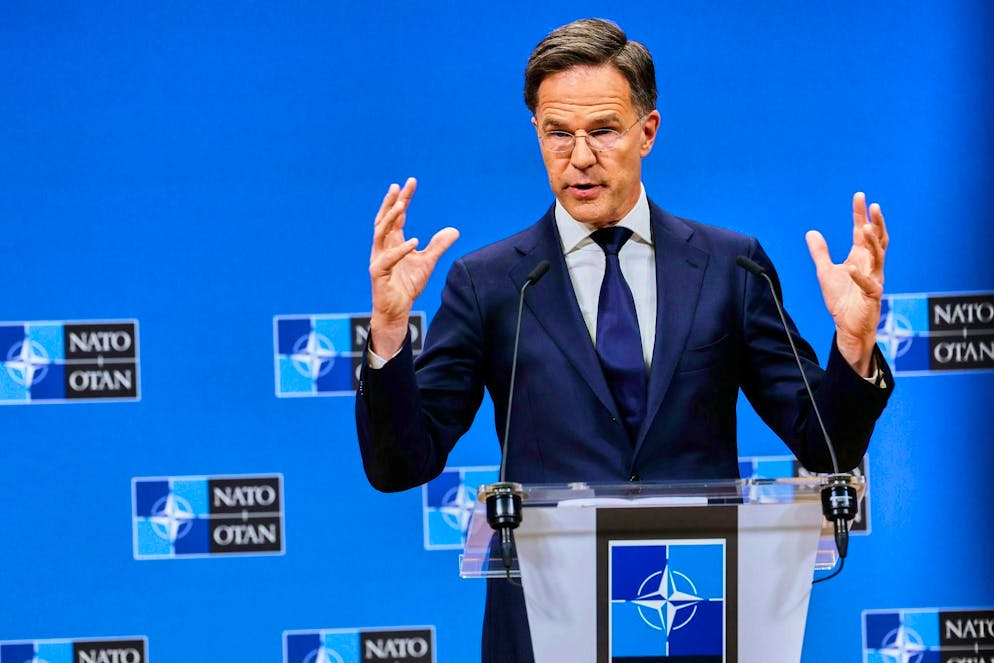 Rutte: "Putin must know that a nuclear war can never be won and must never be waged." (archive image)