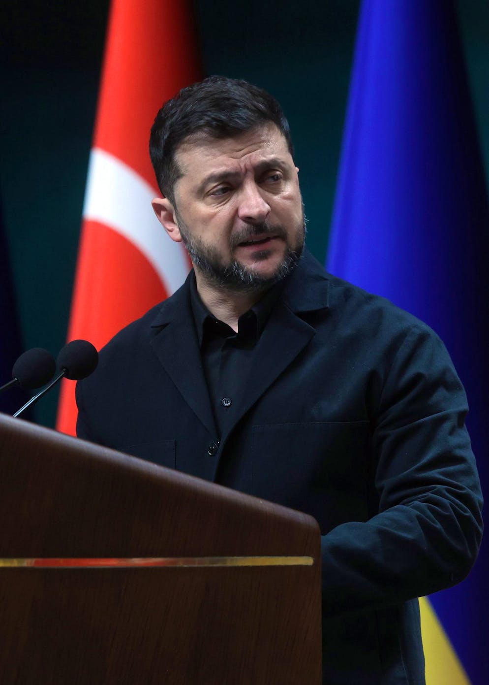 Le président ukrainien s'était également concerté d'urgence avec les dirigeants français, allemand et britannique, ses alliés clé face à Moscou et Washington (archives).