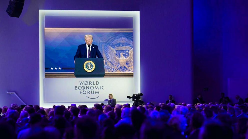 The US President will only speak at the WEF 2025 via video link. He could attend physically in 2026.