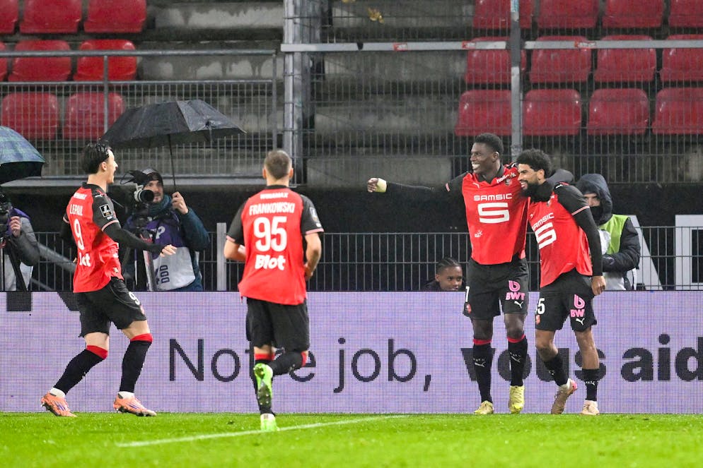 Rennes s’est imposé face à Monaco.