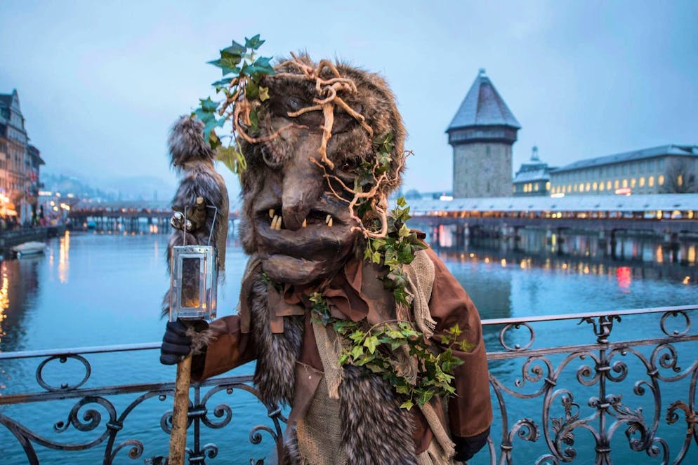 The carnival in Lucerne attracts thousands of people every year.