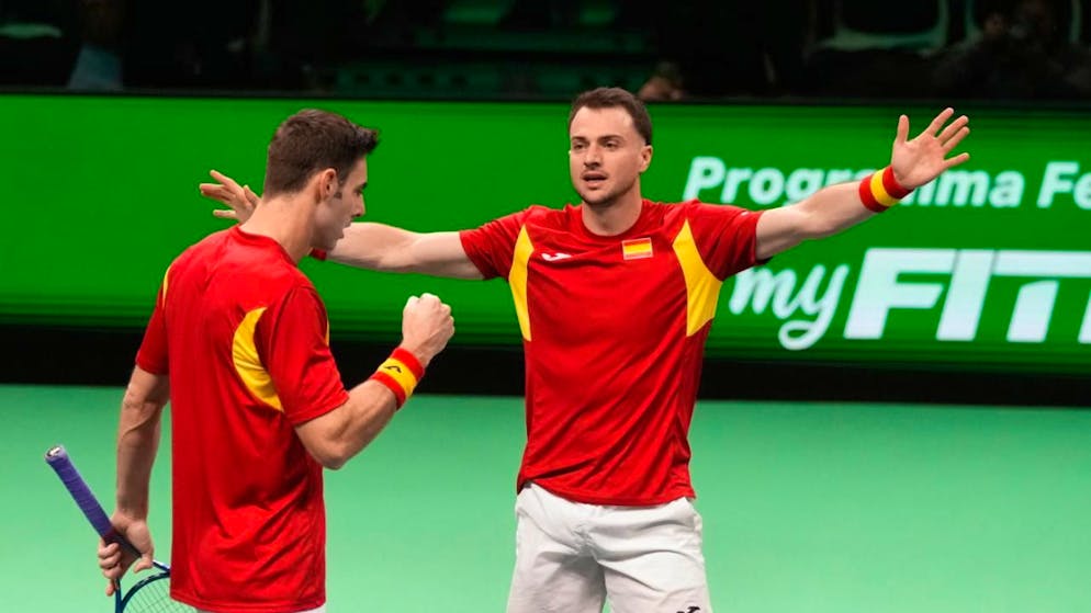 Im Doppel sichern sich die Spanier den Finaleinzug