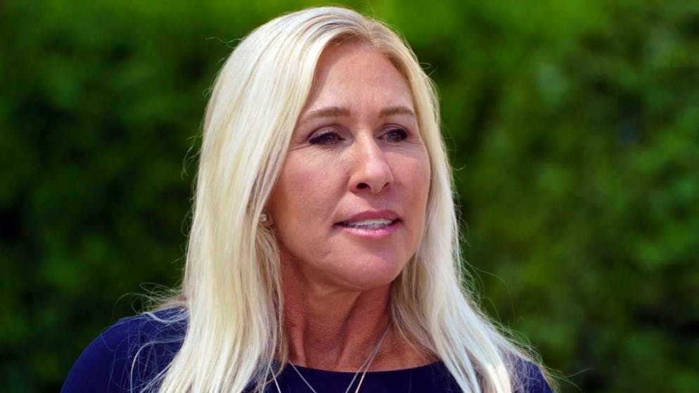 La repubblicana della Georgia  Marjorie Taylor Greene (foto d'archivio)