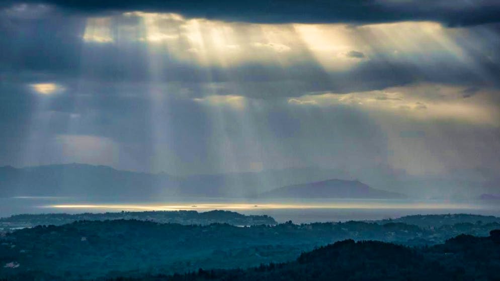 ARCHIVE - The landscape of the island of Corfu (archive photo). Photo: Frank Rumpenhorst/dpa