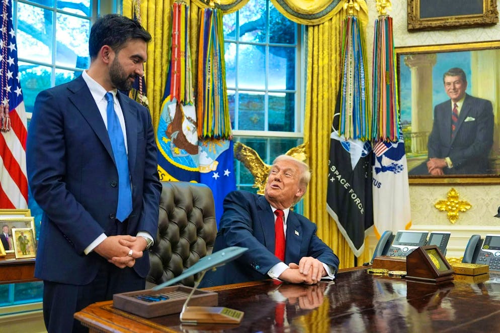 The left-wing Democrat and the Republican presented a surprisingly harmonious picture. 