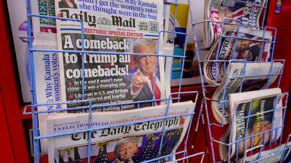 The owners of the British tabloid "Daily Mail" want to take over the British newspaper "The Telegraph". (archive picture)