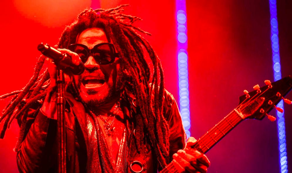 He has occasionally worn his hair short, but dreadlocks are currently part of US rocker Lenny Kravitz's look.