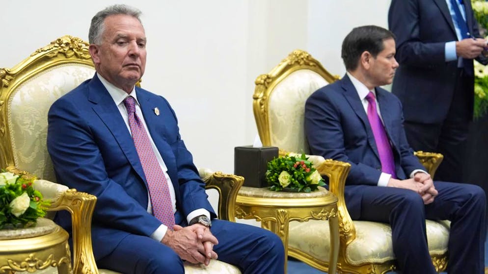 L'émissairre du président américain Donald Trump, Steve Witkoff, et le secrétaire d'Etat Marco Rubio vont rencontrer les Ukrainiens dimanche à Genève (archives).