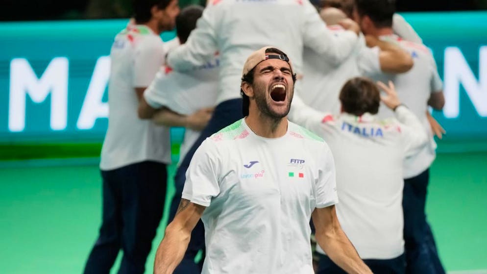 Italien gewinnt dank Siegen in den beiden Einzeln den Davis Cup