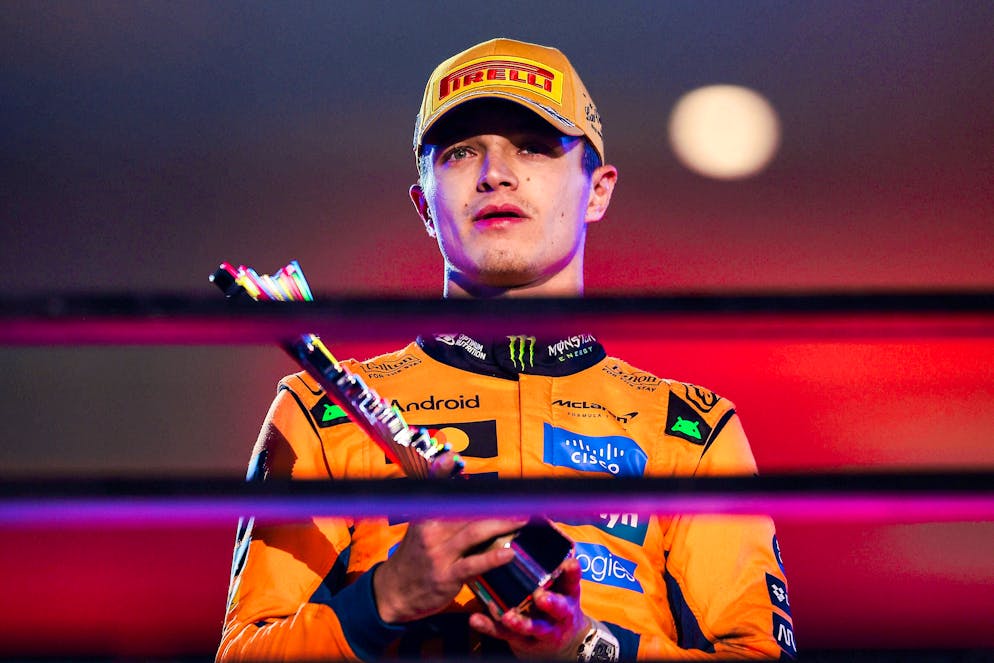 Lando Norris faces disqualification.