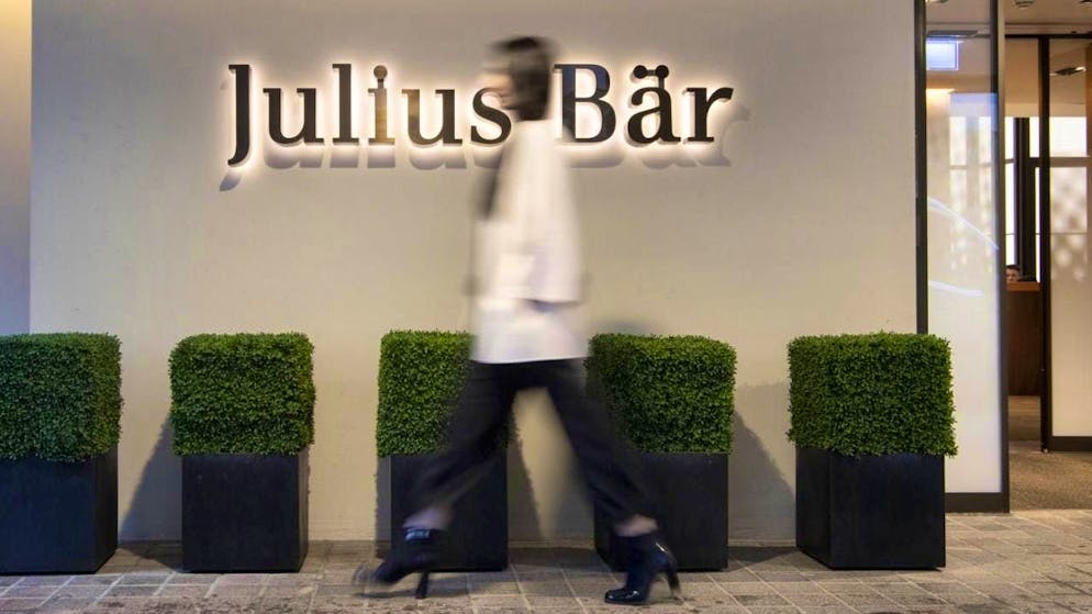 Private bank Julius Baer attracted further new money from clients in the first nine months of 2025. On the other hand, the bank also had to make further write-downs in the loan book.(archive image)