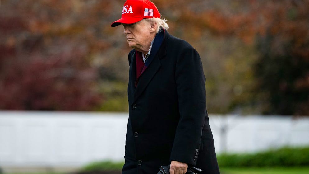 Für US-Präsident Donald Trump läuft es in den Umfragen gerade nicht so gut.