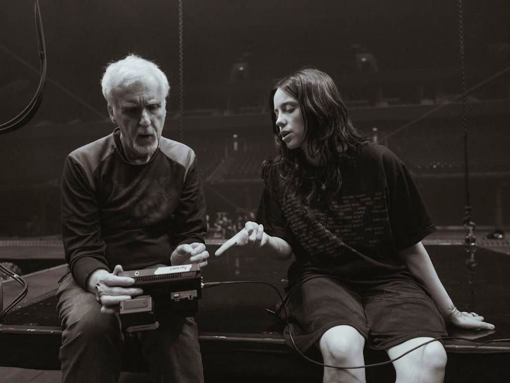 James Cameron & Billie Eilish (Paramount).