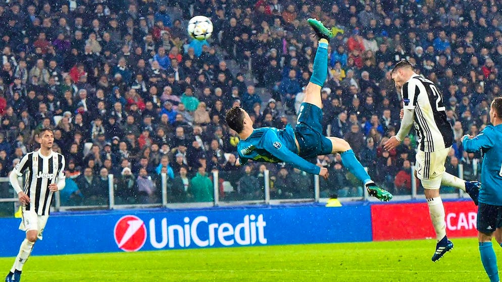 Il 3 aprile 2018, Ronaldo ha segnato in modo spettacolare contro la Juventus.