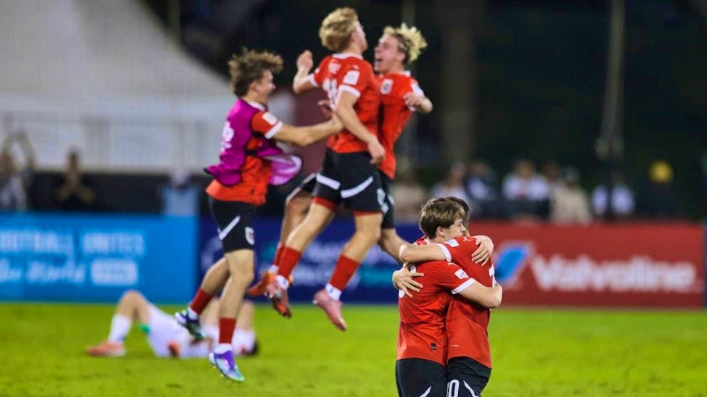 Austria celebrates reaching the final