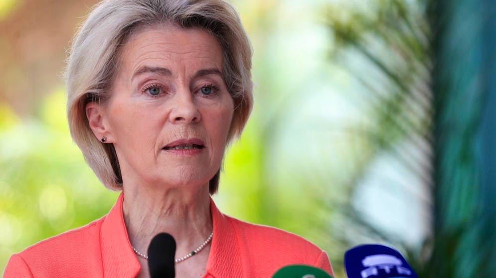 La presidente della Commissione europea Ursula von der Leyen