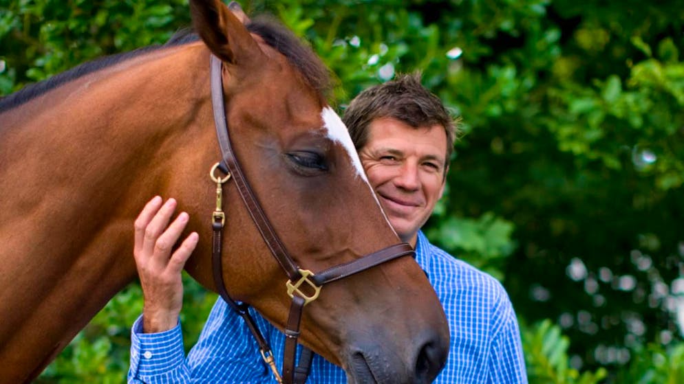 17 Jahre ist es her: Beat Mändli posiert mit Ideo du Thot, dem er seine grössten Erfolge zu verdanken hat