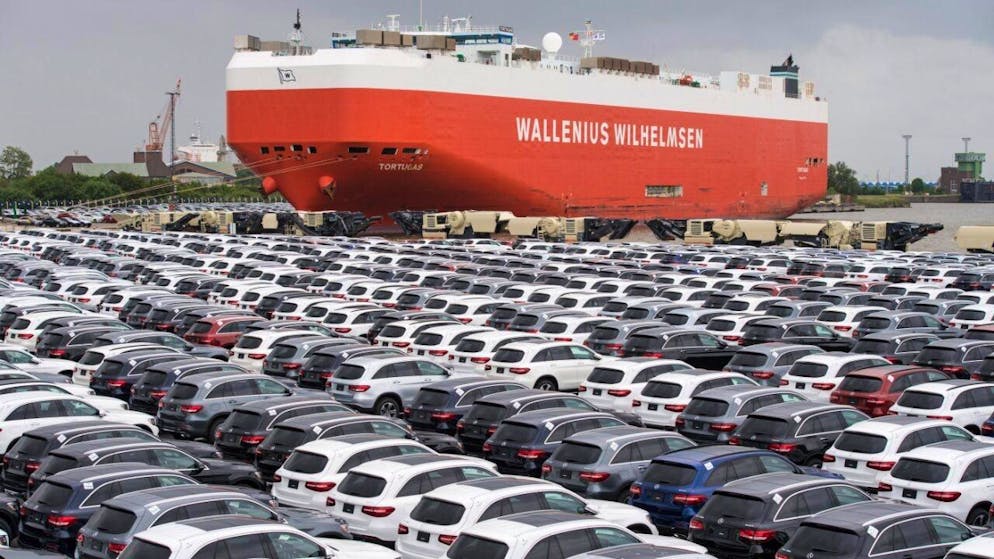 Affectées par les droits de douane américains les exportations du "Made in Germany" ont diminué de 0,7%. (archives)