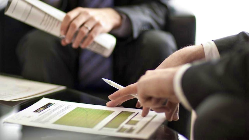 According to a survey, only 37 percent of Swiss people trust the financial markets. (symbolic image)