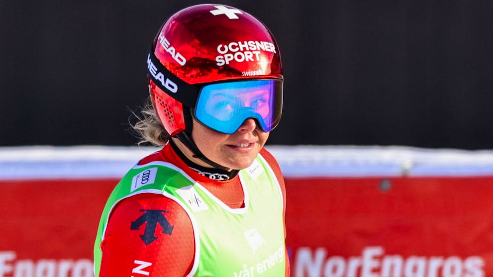 Corinne Suter hat den Sturz von Lara Gut-Behrami im Video gesehen.