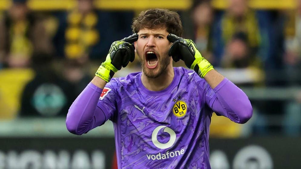 Beim 3:3 gegen Stuttgart am Wochenende führte Gregor Kobels Dortmund mit 2:0 und 3:2