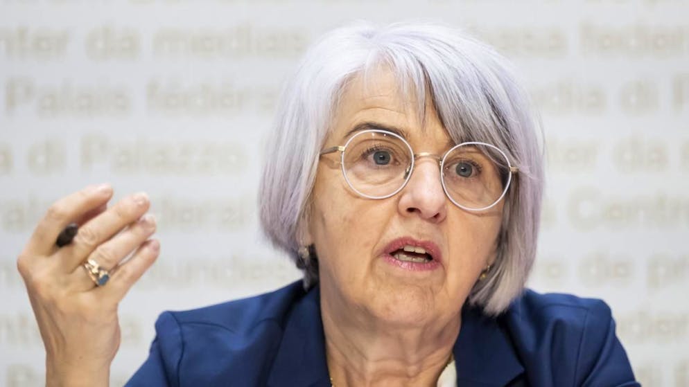 La conseillère fédérale Elisabeth Baume-Schneider avance sur le projet de stabilisation de l'AVS (archives).