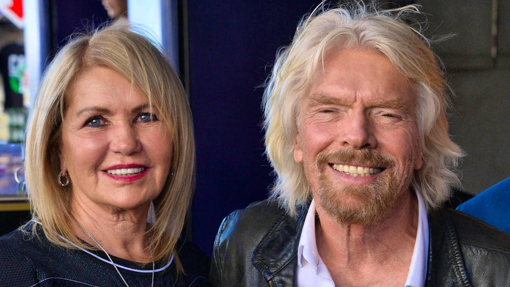 Sir Richard Branson met his future wife Joan in 1976. She has now passed away at the age of 80. The picture of the couple was taken in 2018.