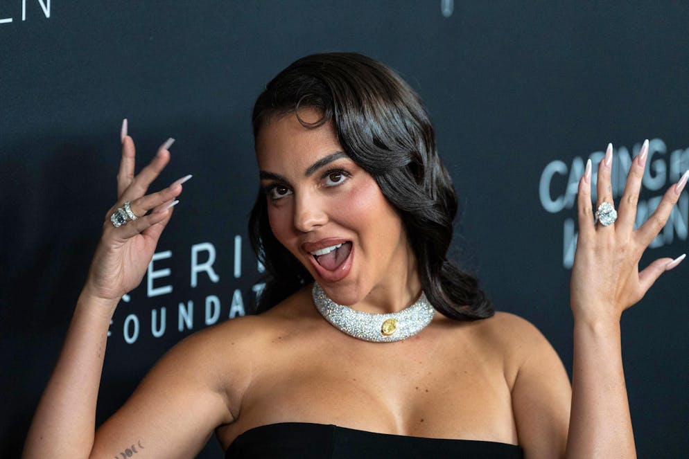 Georgina Rodríguez an einer Benefizgala am 11. September 2025 in New York. 