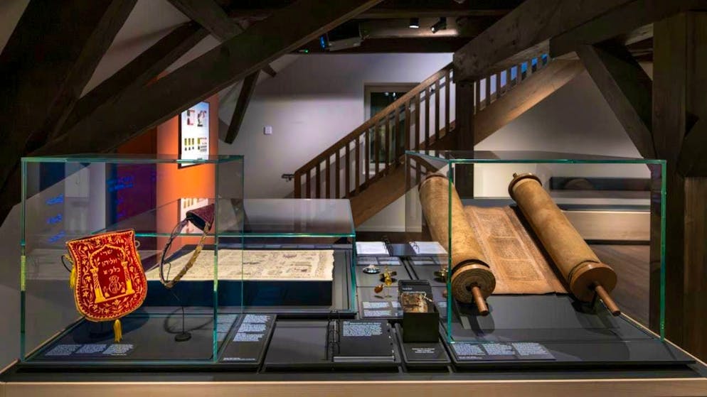 New Jewish Museum of Switzerland makes a quantum leap - Gallery. A Torah scroll and other objects in the new Jewish Museum of Switzerland in Basel, which will open its doors on Sunday, November 30.