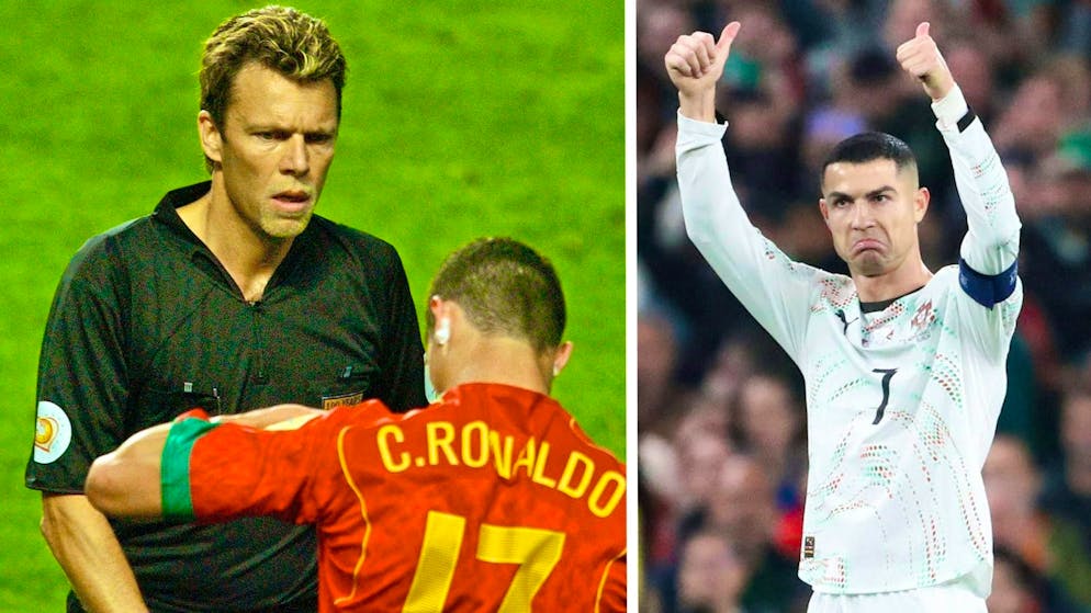 Urs Meier also officiated Cristiano Ronaldo matches during his career.