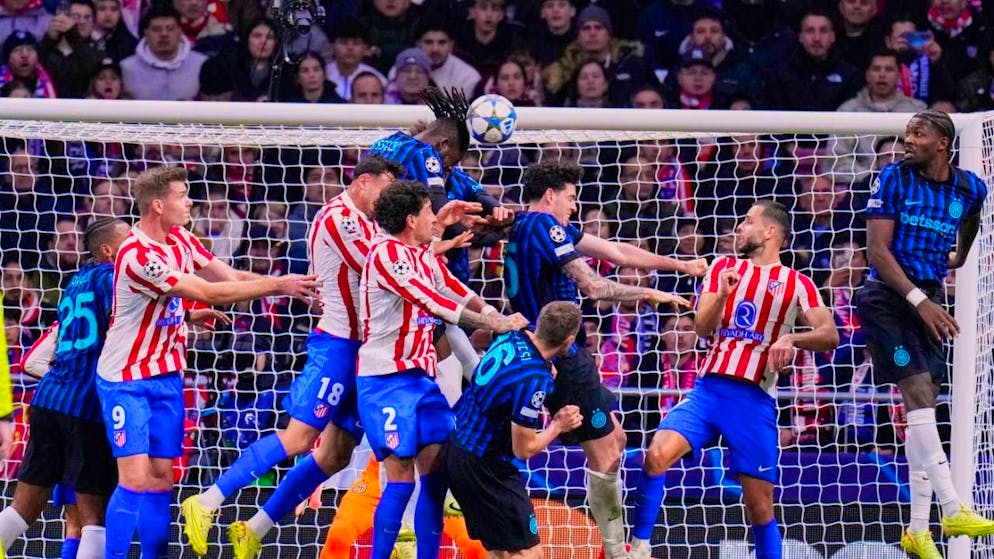 Jose Gimenez scores in the 93rd minute to inflict another defeat on Inter Milan