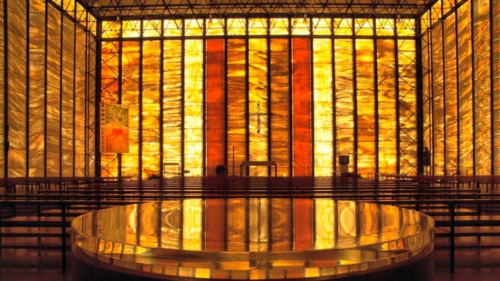 In the Pius Church in Meggen LU with its transparent walls, music and light are to merge into a total work of art. (archive photo)