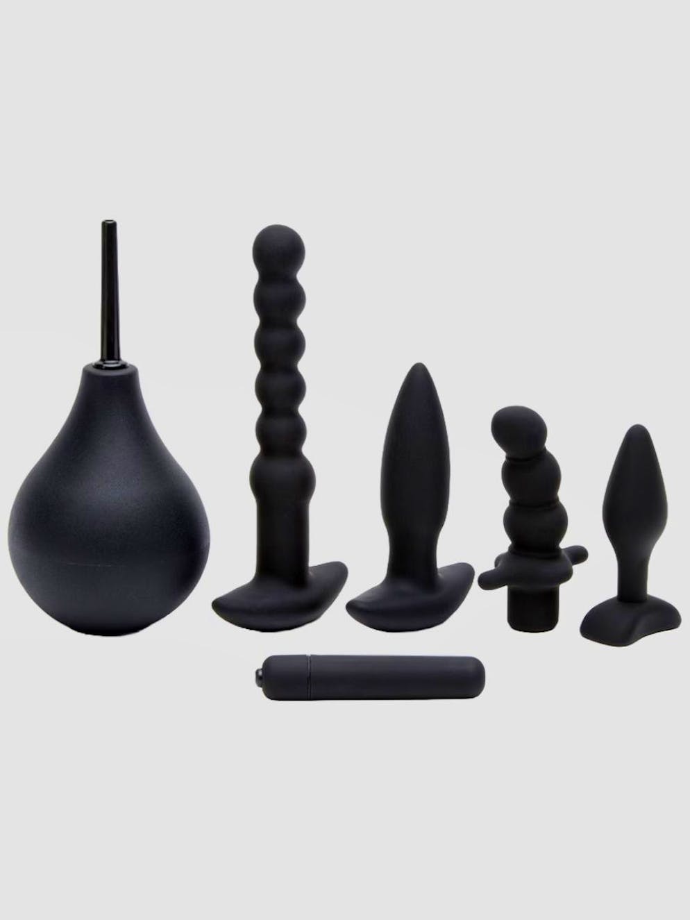 10 incontournables d’Amorana au lit pour le Black Friday. Cet ensemble de six pièces Bumper Booty Anal fait passer vos jeux anaux au niveau supérieur.