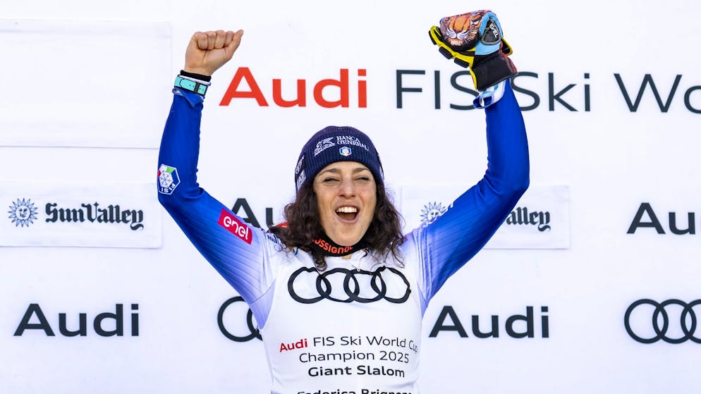 A deux mois des JO. Au pied du Cervin, Federica Brignone a rechaussé les skis !