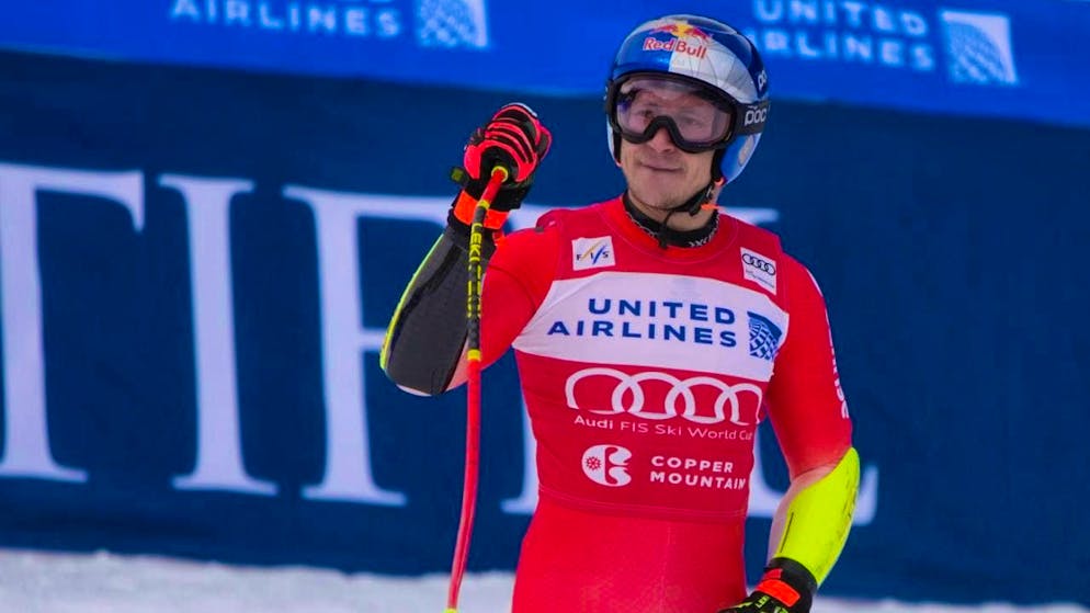 New season, old picture: a jubilant Marco Odermatt