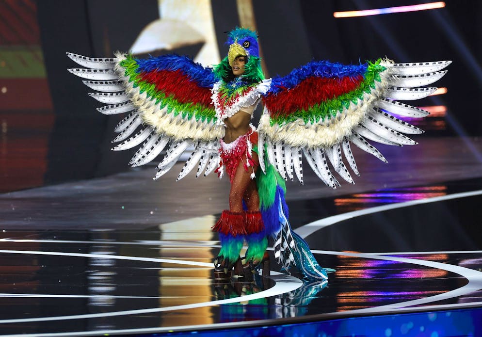 Miss Haiti Melissa Queenie Sapini während der Miss-Universe-Wahl in Bangkok – sie sagte später, sie sei «durch die Hölle gegangen». 