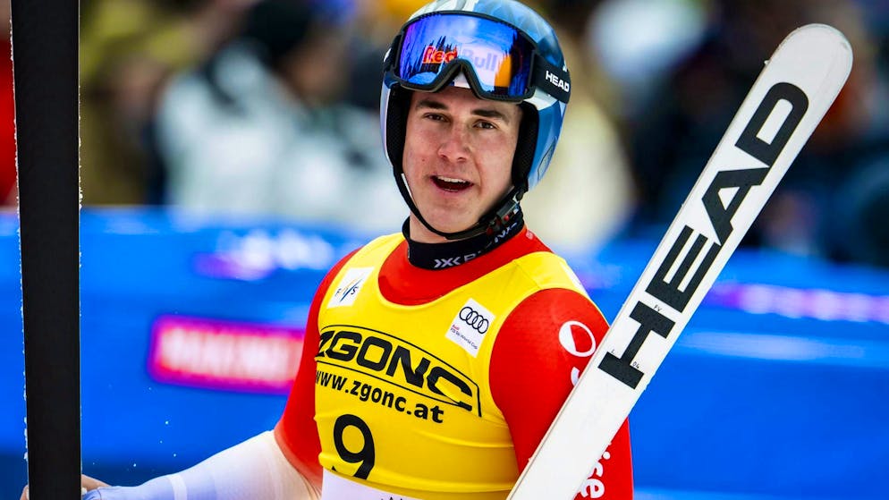 Often in the spotlight last season: Franjo von Allmen, the downhill world champion