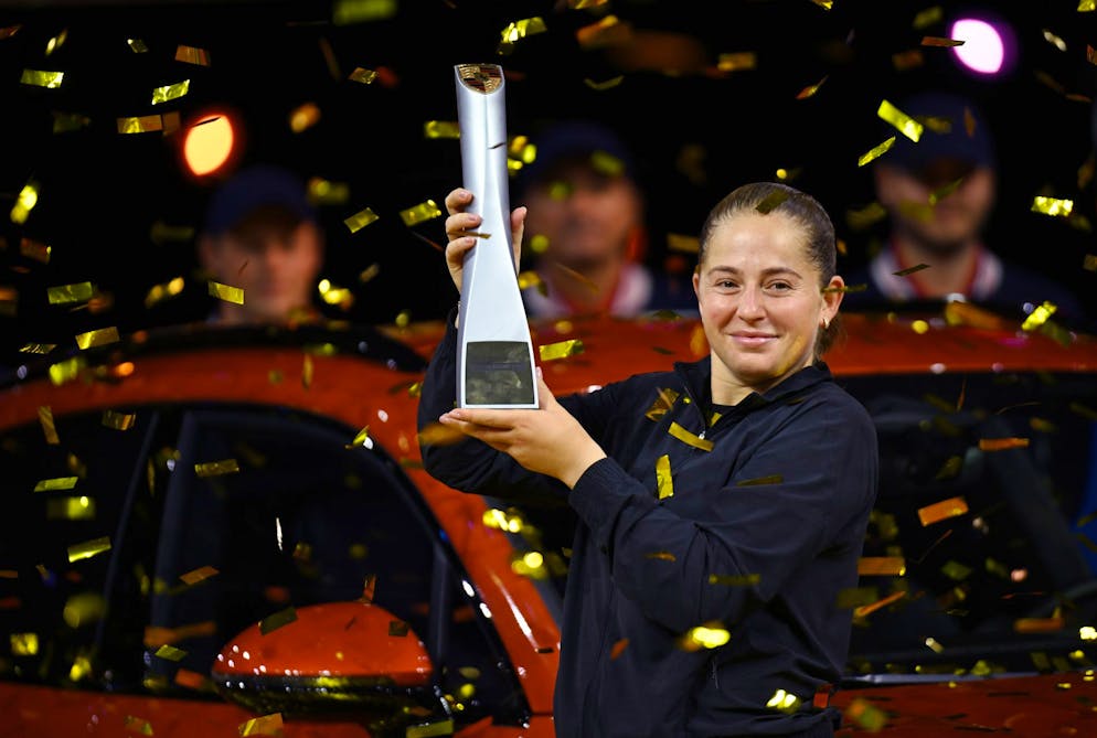 Jelena Ostapenko , vincitrice a Stoccarda