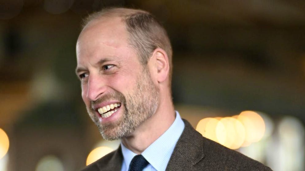 The Royal Family. Il principe William agli Awards di Tusk: con lui John Cleese e Ronnie Wood