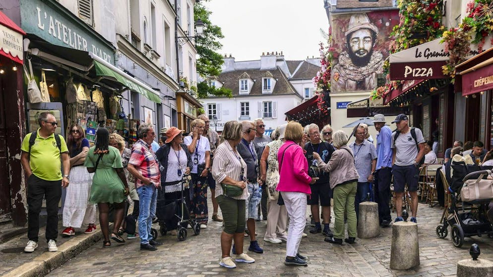 Durch die engen Gassen von Montmartre