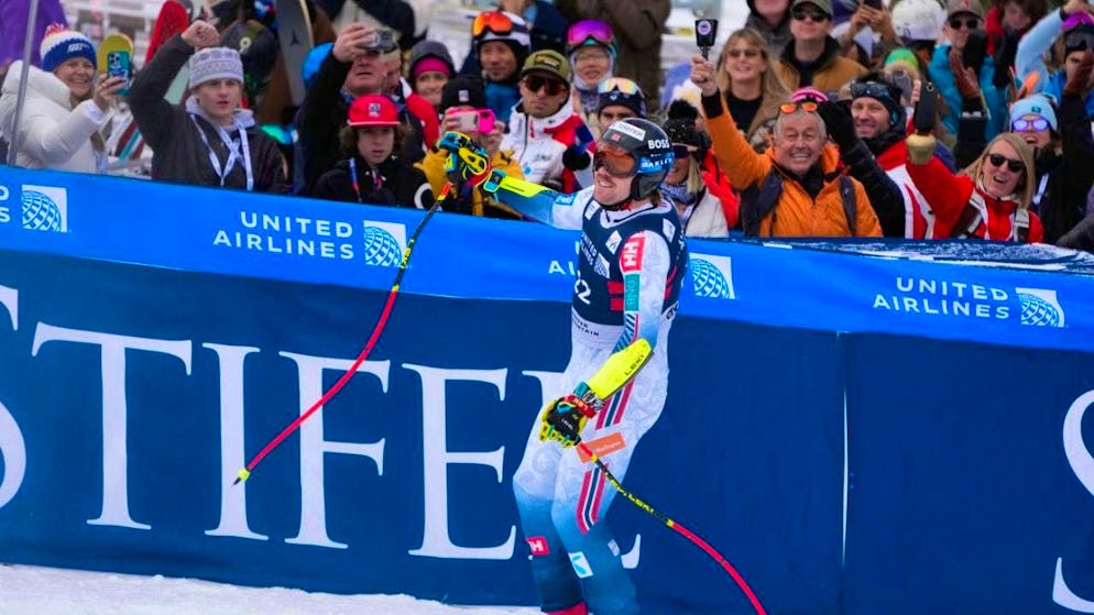 Back on the race track: the Norwegian Aleksander Kilde