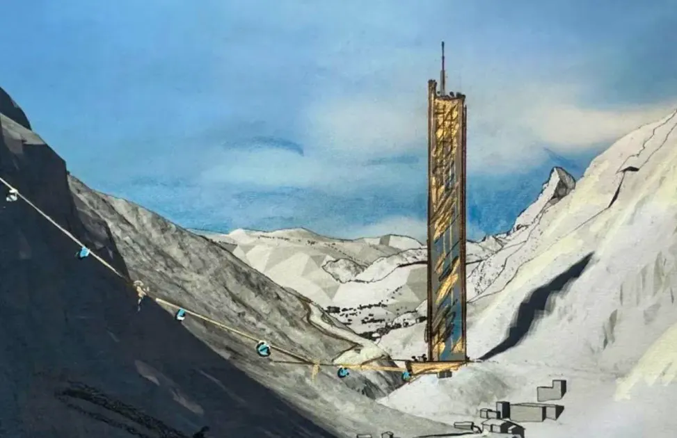 Un gratte-ciel contre la pénurie de logements?: Le projet de gratte-ciel « Lina Peak » divise Zermatt