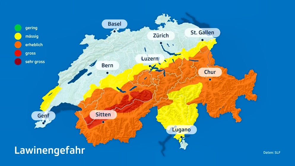 Wetter-Ticker. Sonne und grosse Lawinengefahr in den Alpen +++ Nächste Störung zieht bald auf