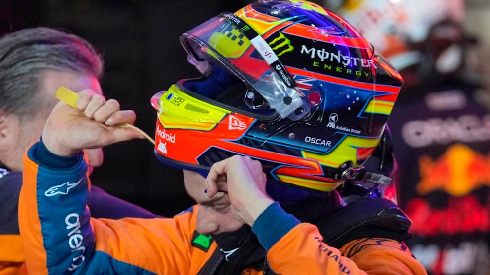 Oscar Piastri, der in Lusail schon zwei Sprintrennen gewann, startet am Samstag in den dritten Sprint von Katar erneut aus der Pole-Position