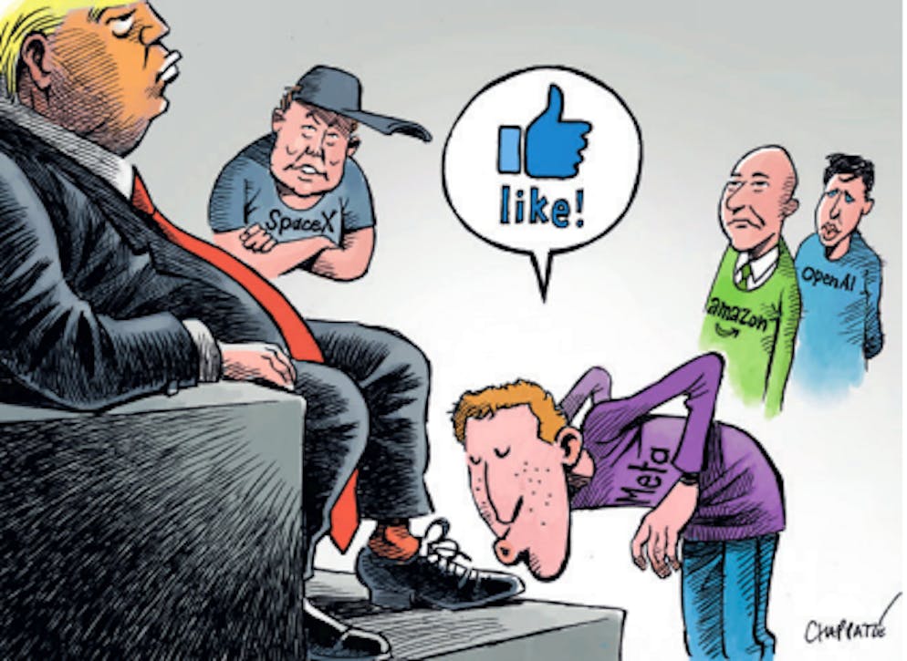 Dessin de Patrick Chappatte, sur le même thème.